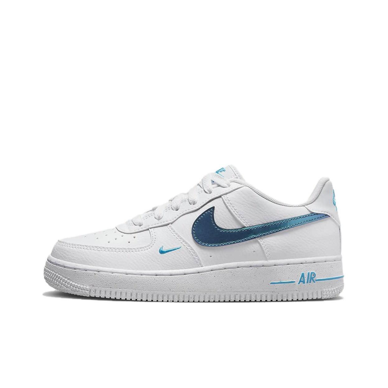 

новые Nike Air Force 1 Impact Next Nature Белые Синие Голубая Молния Молния GS 40