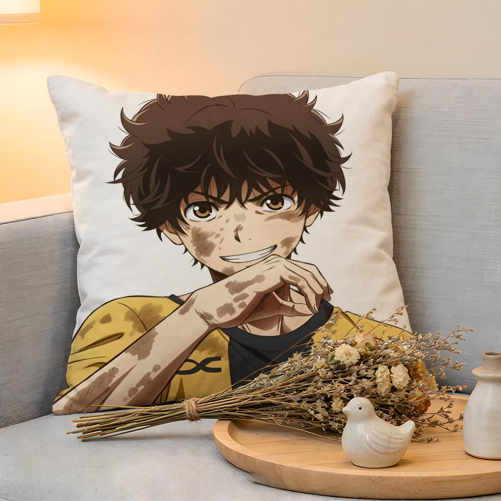 Cushion Cover Linen SkinFriendly Soft Decorative Case For Sofa Home Decor Anime AAoashi Pillow Cover