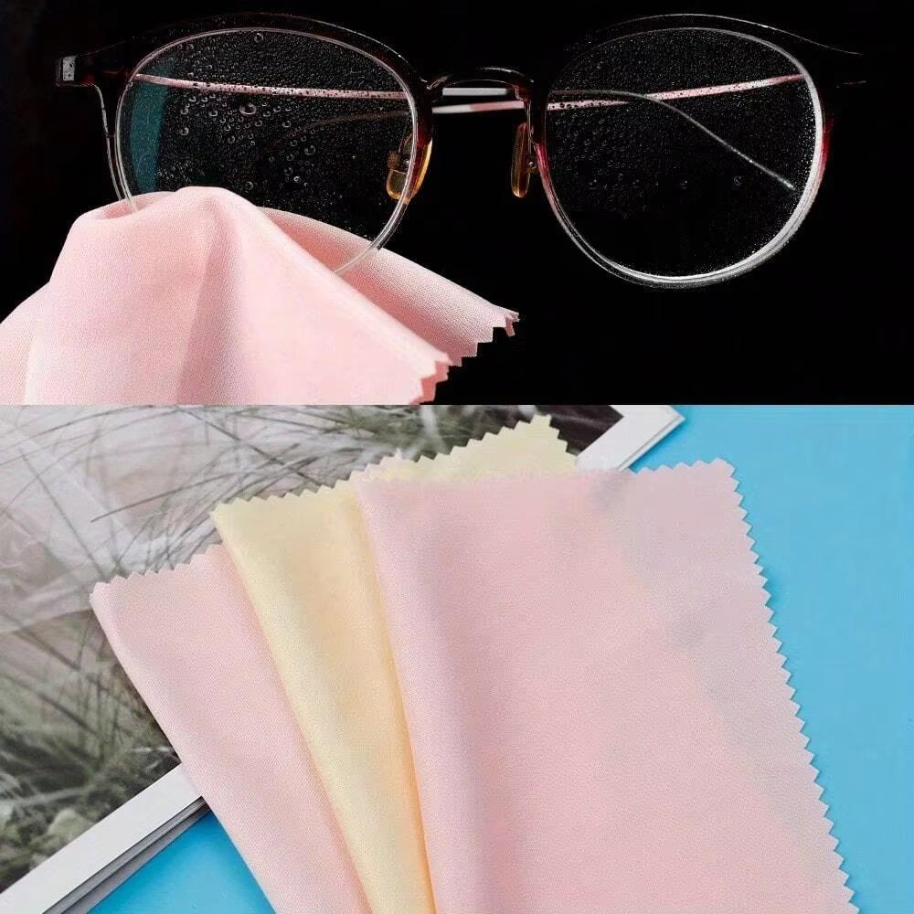 10-100pcs Glasses Microfiber Cleaning Cloth Soft Color Used For Phone Screens Jewelry Screen Camera Sunglasses Cleaning Cloth