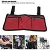 Wheelchair Armrest Storage Bag Multi Pocket Side Organizer with Zipper 5 Color Options for Travel Outdoor Use