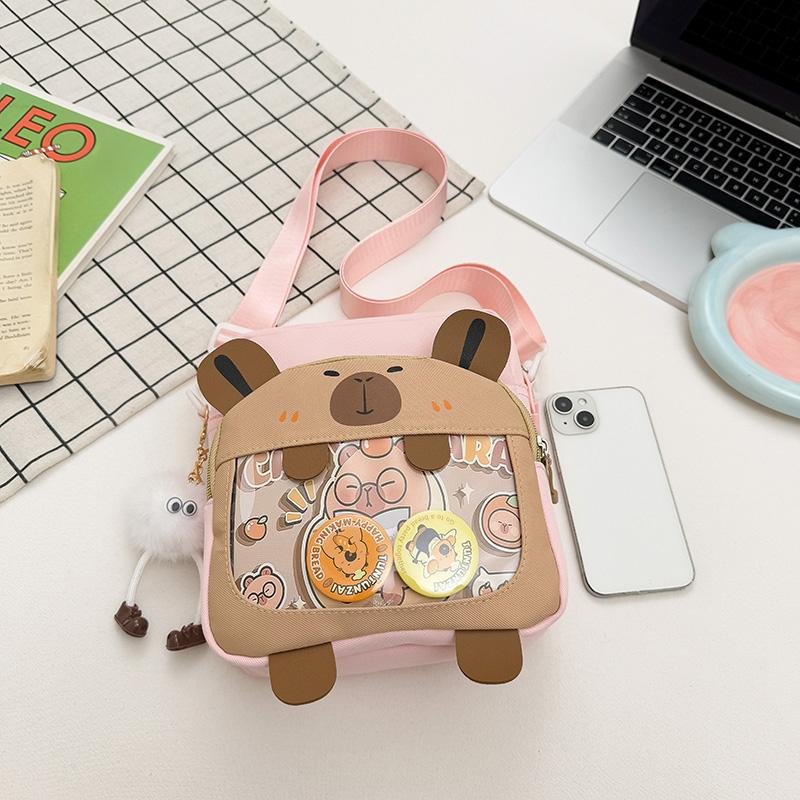 Geantă de umăr de desene animate pentru femei, geantă crossbody pentru studenți