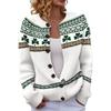 LXF-YK52 Crew Neck Cardigan St. Patrick's 3D Printed Sweater New Knitted European beautiful woman
