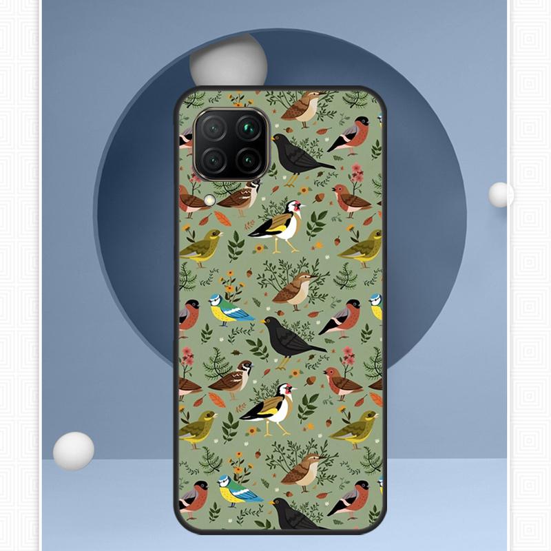 

Garden Birds For Huawei P30 P60 Pro P20 P40 Lite Nova 9 10 SE 12s 12i 11i 8i Y91 Y60 Y70 Y72 Y90 Y61 Case Huawei P30 Pro