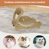 Cat Scratcher Bed Kitten Grinding Claw Couch Furniture Protector Scratcher Cozy Pet Exercise Bored with Ball for Cats Grinding