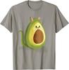 Avocado Cat Lover Kitten T-Shirt Men Clothing Oversized T Shirt Casual Cotton Daily Four Seasons Tees Mens T Shirts