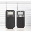 AM FM Radio Digital Display Mini Pocket Radio Flashlight Multifunctional Radio Alarm Clock Sleep Mode 3.5mm Headphone Jack