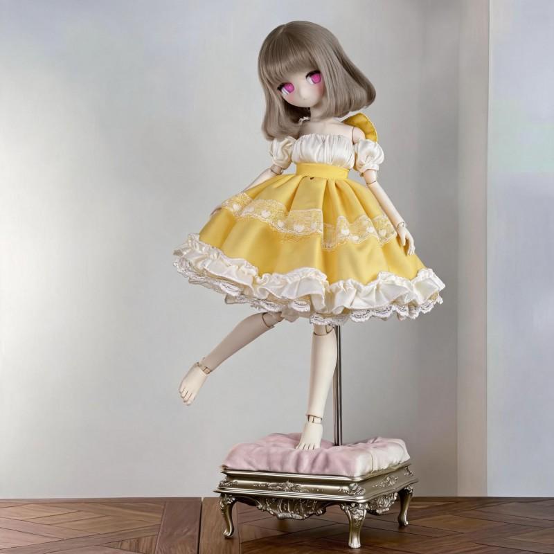 Sweet Style 30cm BJD Doll Outfit Set - Cotton Dress Top 1/3 Scale Dolls Adjustable Fit