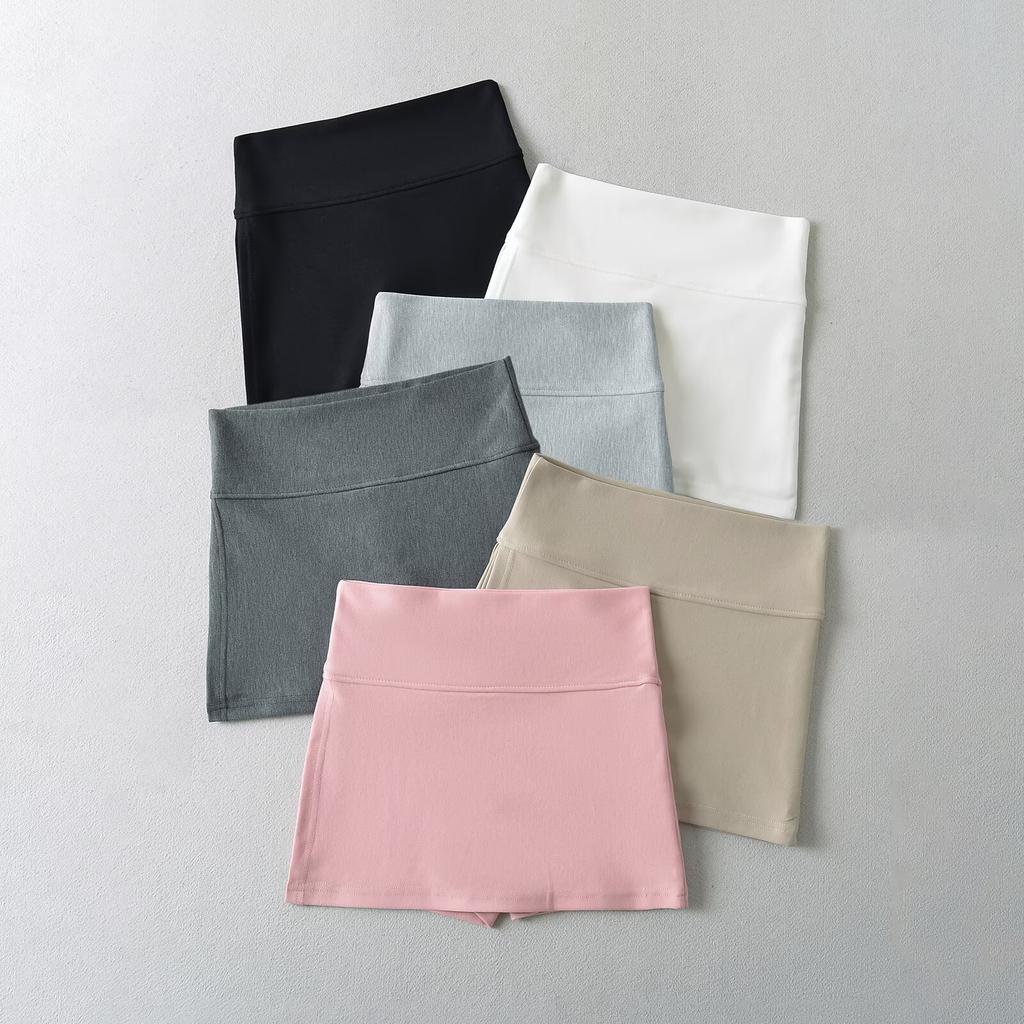 2025 Jupe de Yoga Sexy à Fente Latérale pour Femmes, Sexy Taille Haute Anti-Jupe, Jupe avec Couverture Arrière