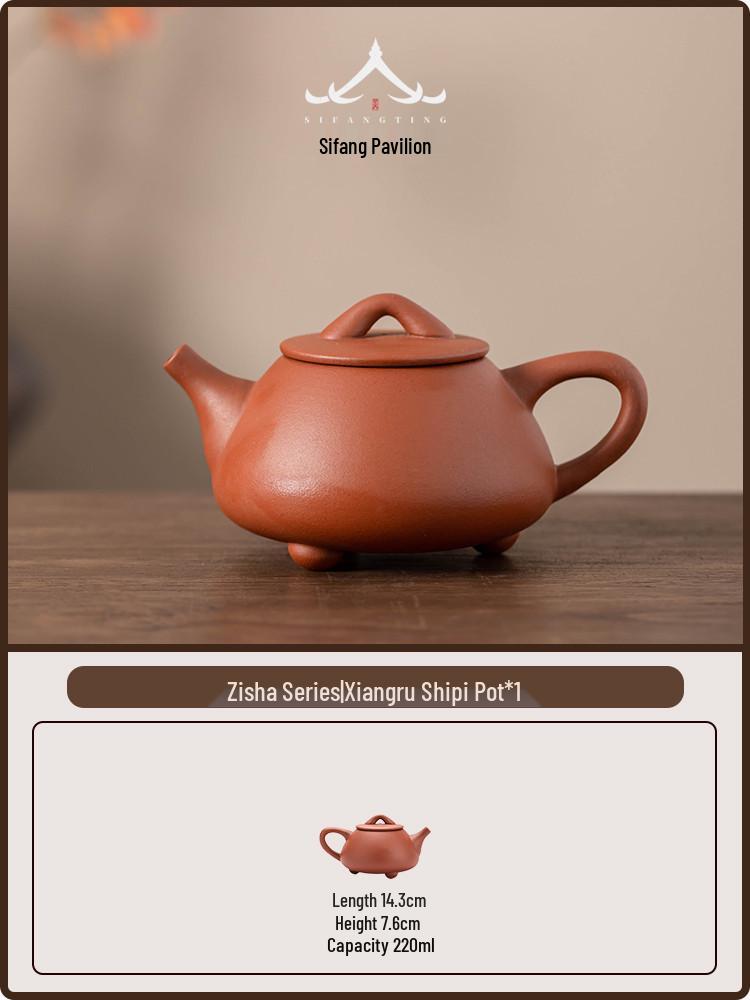 Yixing Zisha Handmade Antique-Style Teapot for Gongfu Tea, 2026 Model