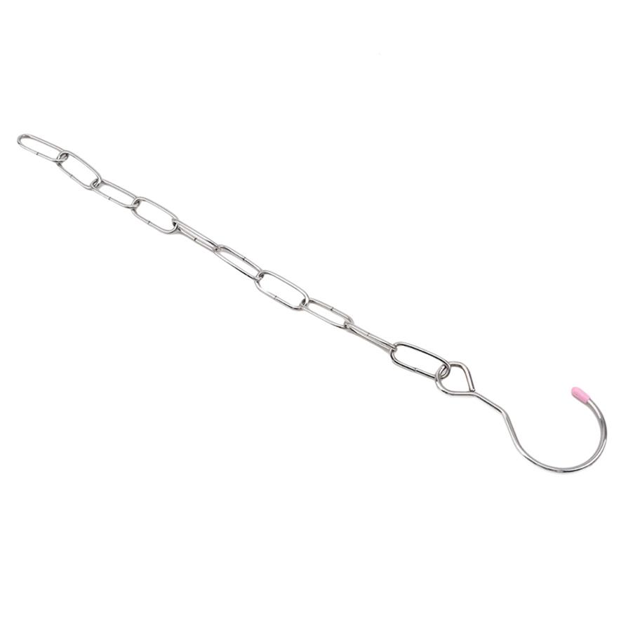 Nerezová ocel Řetěz na oblečení Úložný řetěz do šatníku Věšák Úložný artefakt Kreativní multifunkční háček na oblečení