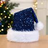 Double Layer Festive Hat Sparkling Sequins Christmas Cap New Holiday Hat  Family Gatherings
