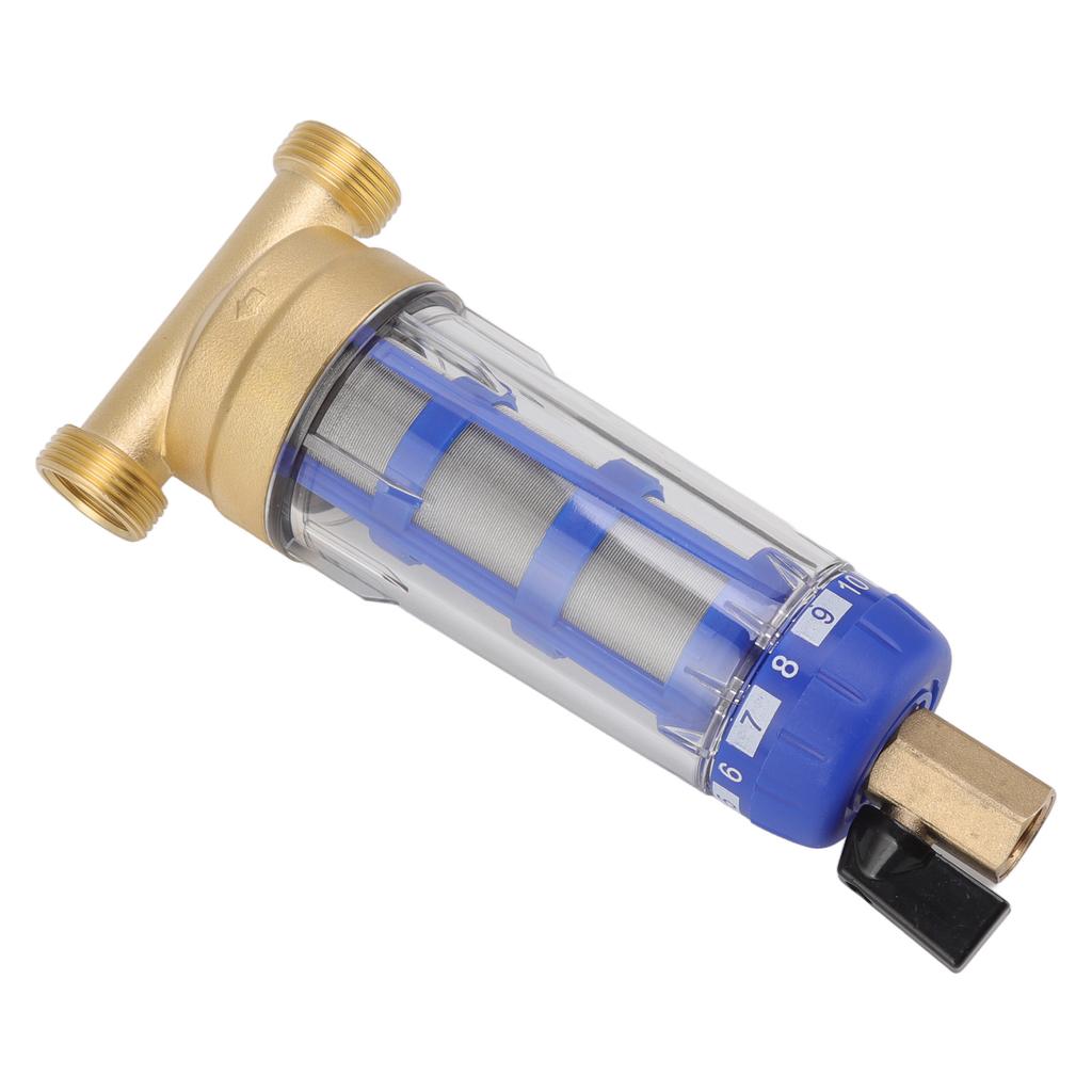 Whole House Spin Down Sediment Water Filter Refined Copper Head Spin Down Sediment Prefilter