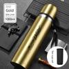 Factory Direct Sale of All Stainless Steel Thermos Cups, 304 Stainless Steel Large Capacity Thermos Cup, Outdoor Portable Travel Bullet-Style Thermos