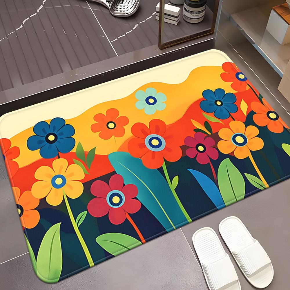 1PC HD Sea Turtle Pattern Door Mats Kitchen Rugs Non-SlipPop Design Bedroom Rugs Bath Mat Carpet for Home Sink Laundry Decor