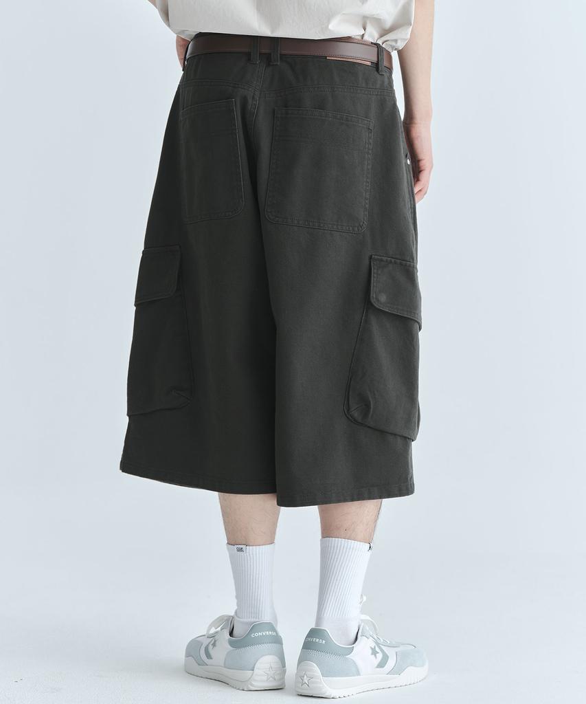CGP 8-Part Bermuda Cotton Shorts - Charcoal