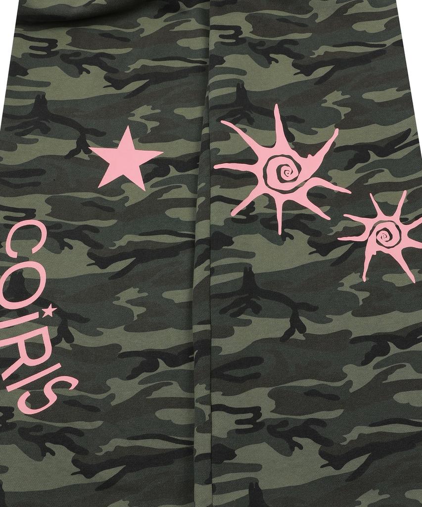 Koiliseu Grime Setup Camo Wide Elastic Pants Unisex