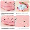 Women Sanitary Napkin Tampon Storage Bag Portable Waterproof Organizer Pouch Cartoon Pattern Sanitary Napkin Bag