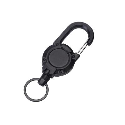 Backpack Steel Wire Rope Telescopic Buckle Outdoor Fishing Accessories ,loss Wrist Strap Easy,open Buckle Backpack Key Hook