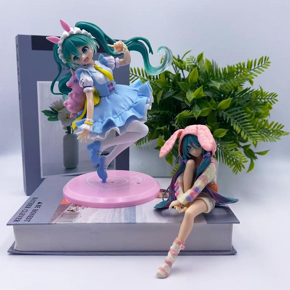Hatsune Miku Anime Figure Collectible Doll PVC Statue Desktop Decoration Present Designed for Girls Otaku Cosplay Fans Cute And Charming Adorable