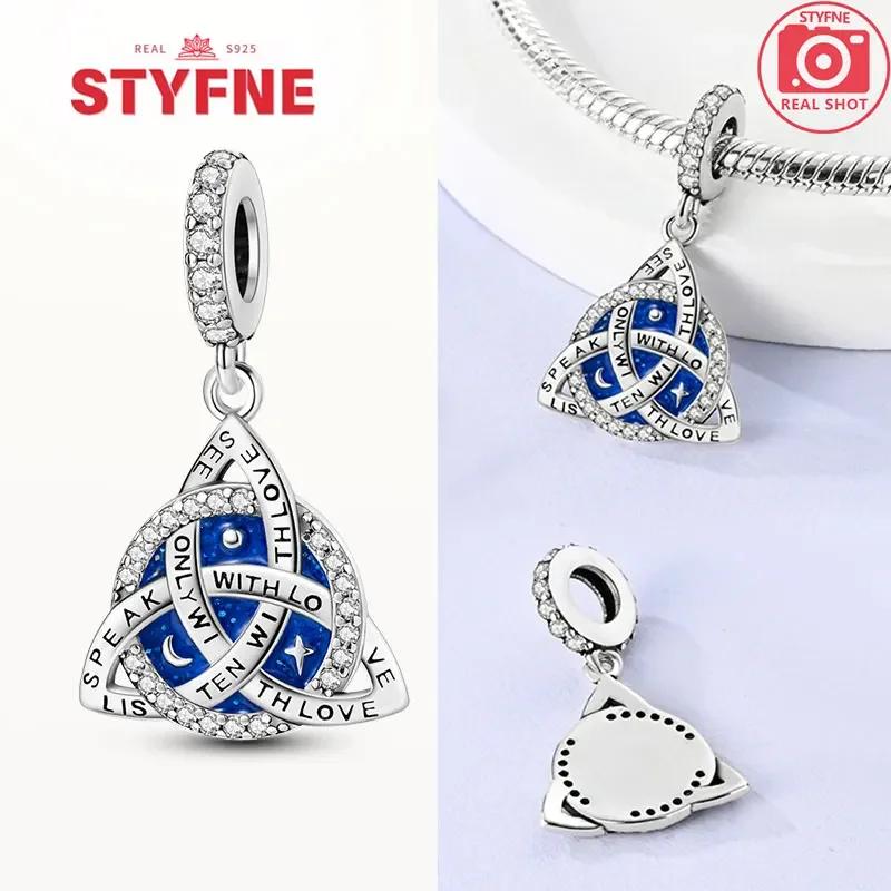 Copperheart Celtic Knot Charms Lucky Blue Eye Beads Pendants Fit Original Bracelet Fine Diy Jewelry Gifts For Women Making