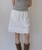 Our Hope Seersucker Pintuck Midi Skirt - White