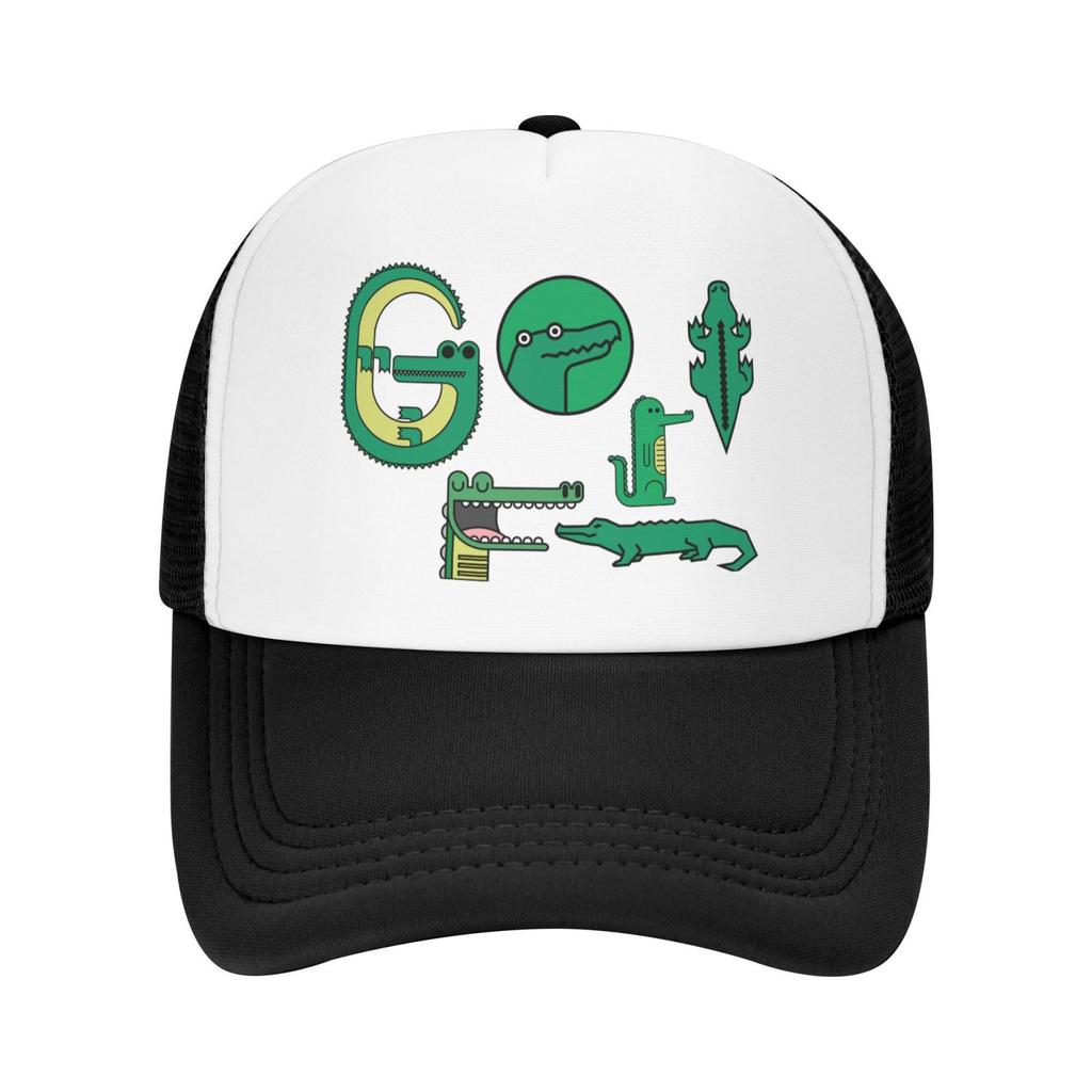 Lustige Krokodile Trucker Cap Trucker Hüte Snapback Hut für Unisex Baseball Coole Unisex Hüte Caps für Logo Erwachsene Vier Jahreszeiten Einheitsgröße