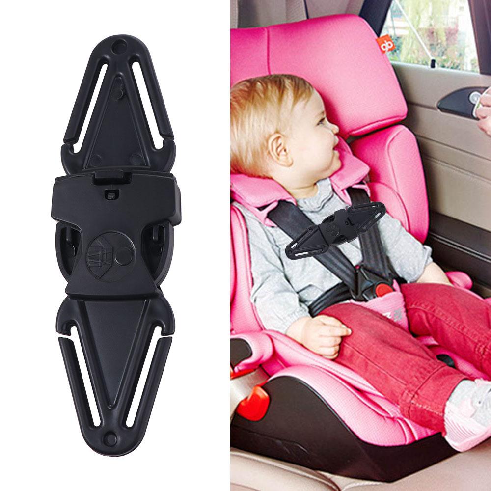 2PCS Adjustable Car Seat Belt Clip Safety Cover Baby Stroller Chest Buckle  Prevent Injury