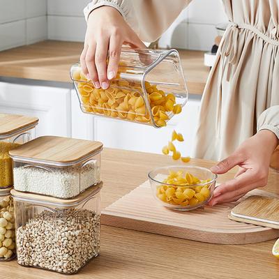 450ML/650ML/900ML Food Sealed Jar Durable Food Storage Container Easy To Clean Rice Grain Organizer for Kitchen