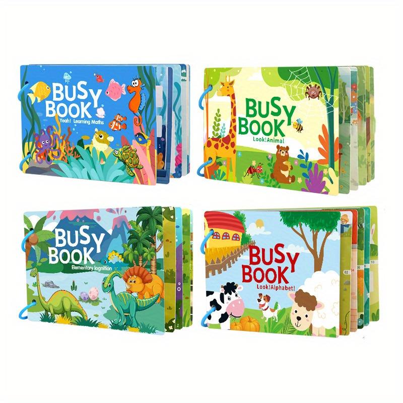 Interactive Educational Learning Stickers |Suitable for Children Aged 3-6 |Early Alphabet and Vocabulary with Animal Illustrations and Letter Learning