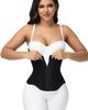 Shiningo Steel Boned Waist Trainer Corset for Women Tummy Control Hook and Eye Compression Waist Cincher Shapewear