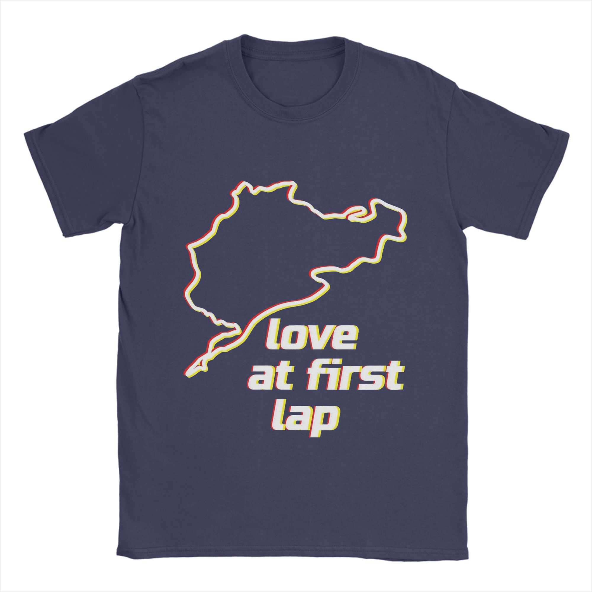

Vintage The Nurburgring Nordschleife T-Shirt for Men Round Collar Cotton T Shirts Short Sleeve Tee Shirt Gift Idea Clothes 4XL