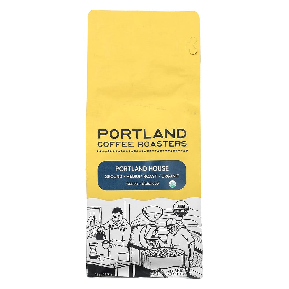 iHerb Portland House Medium Roast Ground Coffee 340g (12oz) 340g - 1 ea
