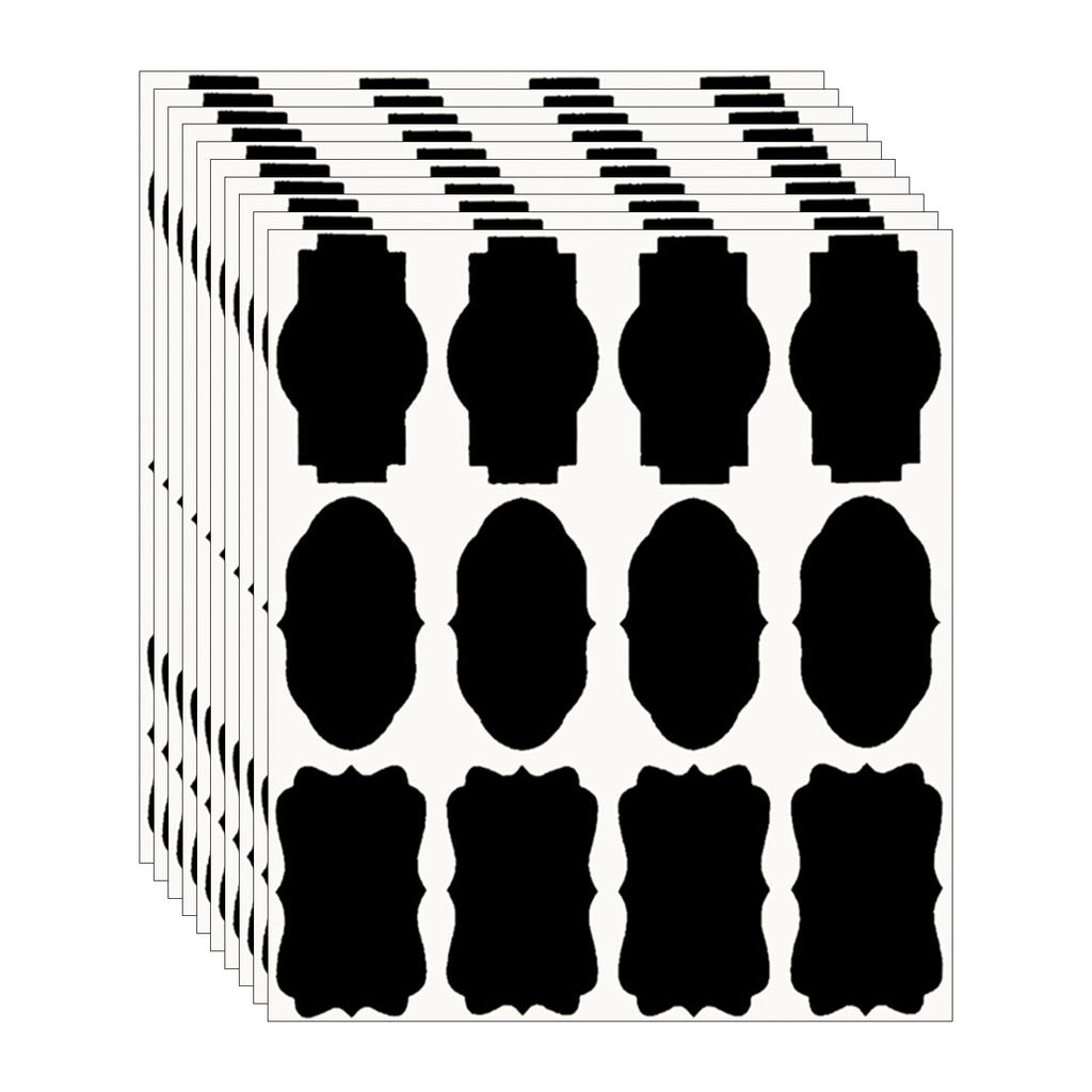 Išgalvotos formos kraft etiketės buteliams 120 vnt. Pagrindinės butelių etiketės konservavimui, laikymo dėžutei ir Kalėdų dovanų pakavimui