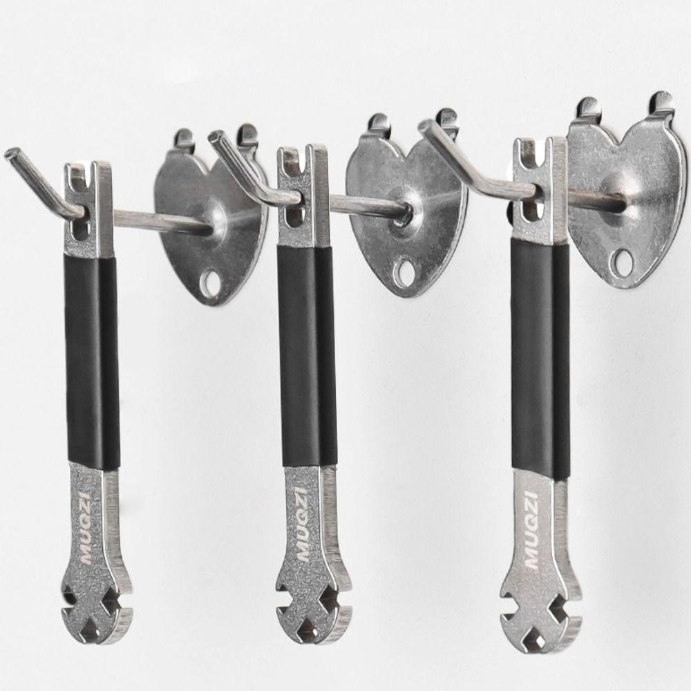 Portable Wheel Spoke Wrench Tool Multifunctional Spoke Cap Tool Bike Spoke Wrench  MTB