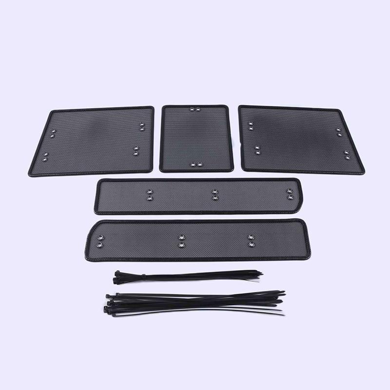 Middle Screening Mesh Front Grille Mesh For TOYOTA Land Cruiser Prado Front Grille Net Cover Stainless steel Car Accessories