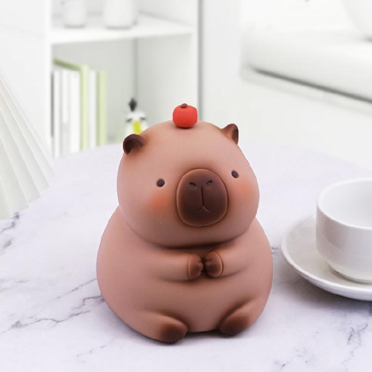 Capybara Sparschweine, Starke Plastik-Geldkasse für Kinder, Ideal zum Lehren des Geldwertes, Bereit als Geburtstagsgeschenk