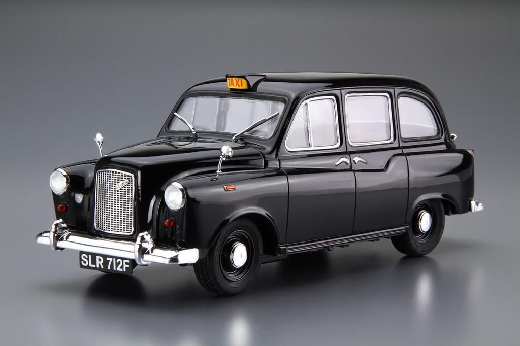 Aoshima Bunka Kyozai Das Modellauto London Taxi Maßstab Kunststoffmodell (AOSHIMA) FX-4 '68 1/24