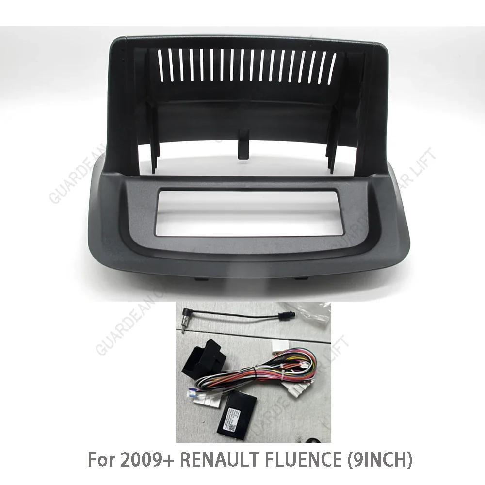 9Inch Car Radio FasciasFor Renault Fluence 2009-2017 Android GPS MP5 Stereo Player 2 Din Head Unit Panel Dash Frame Installati