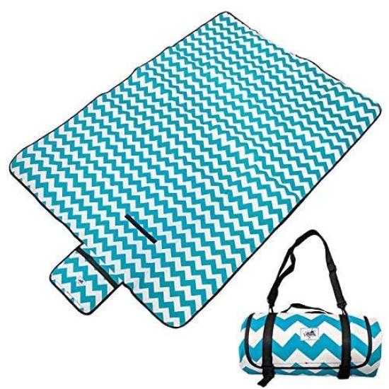 

Picnic Storage [M-Prosit] Sheet, Waterproof, Foldable, Lightweight, Compact, (Turquoise)
