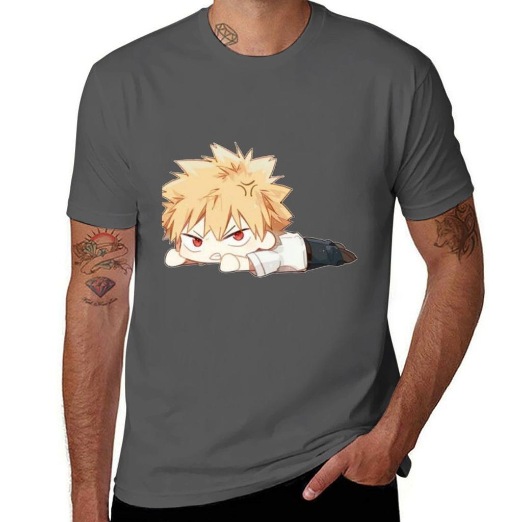 Cute Bakugou Katsuki Chibi  Bnha Tshirt Urban Style Print Tshirt