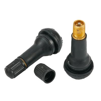 10 Adet TR413 Geçmeli Valf Vakumlu Lastik Sibopları Kapaklı Tubeless Lastik Valfleri Oto Kauçuk Valf Sibobu Kapağı 4.5cm Yedek Kit