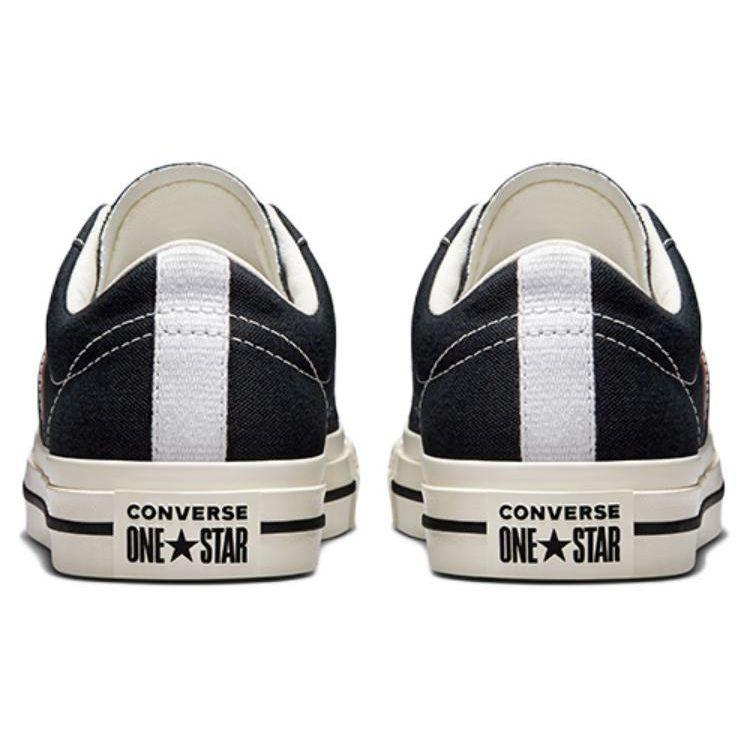 Comme des Garçons Play x Converse One Star Черно-белые унисекс кроссовки Красные A01791C — фото 5