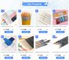6Pcs/Set,Fine Hand-painted Thin Hook Line Pen Drawing Art Pen #0 #00 #000 Paint Brush Art Supplies Nylon Brush Painting Pen