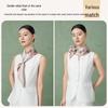 Shanghai Story 100% Mulberry Silk Double-sided Printed Scarf