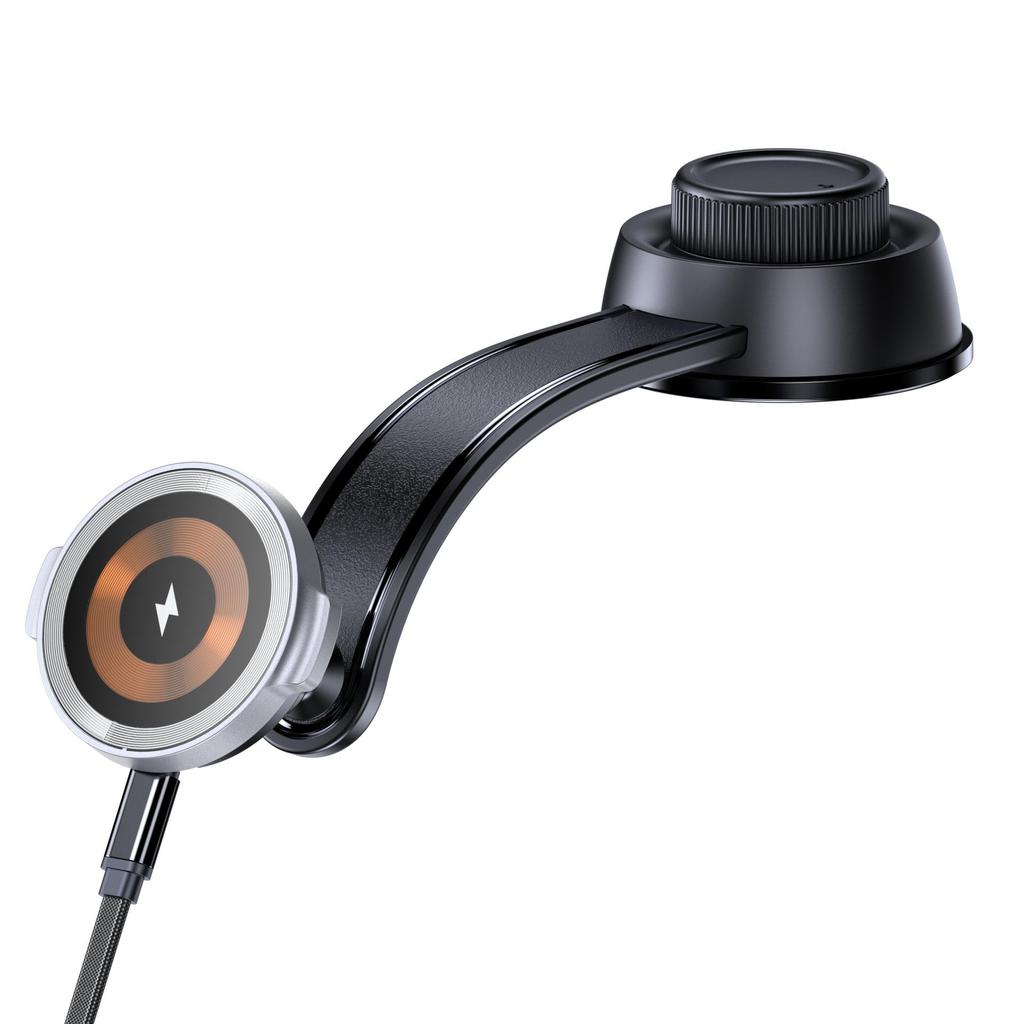 MagSafe Wireless Car Charger & Phone Holder with Magnetic Bracket for Fast Charging
