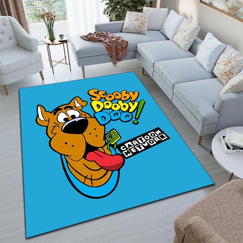 Halloween Cartoon Comedy Adventure Movie Scooby-Doo Carpet Is Suitable for Living Room and Bedroom Doormats Office Balcony Decorative Carpet V8