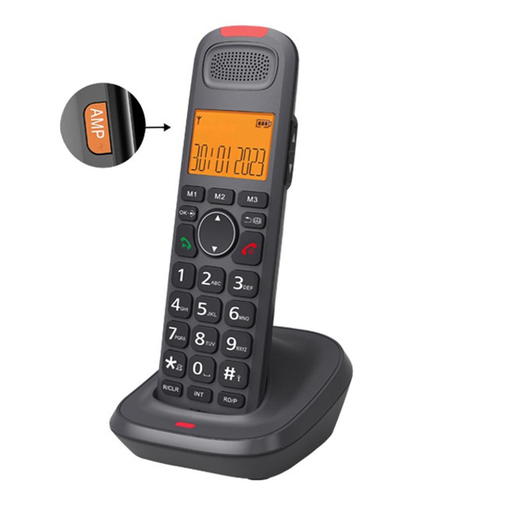 Multi Functional D1015 Wireless Landline Telephone Cordless Phone Desktop Telephone