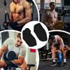 2pcs Weight Lifting Grips Home Gym Workout Gloves Flexible Hand Protection for Men Women Fingerless Pull up Training Hand Grips