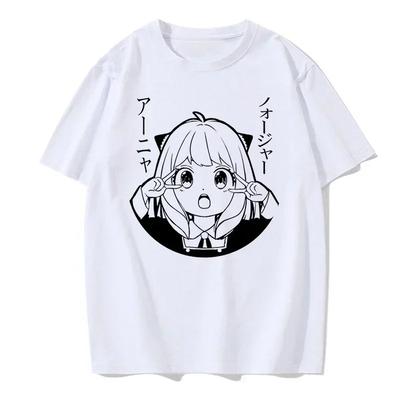 Tricou Y2k Anya Forger spy x family Anime Tricou Kawaii Desene Animate Topuri Bărbați/Femei Harajuku Unisex Modă Streetwear Tricou Manga