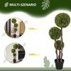 Artificial Boxwood Tree, Artificial Plant, Realistic Look, Outdoor, Green + Black